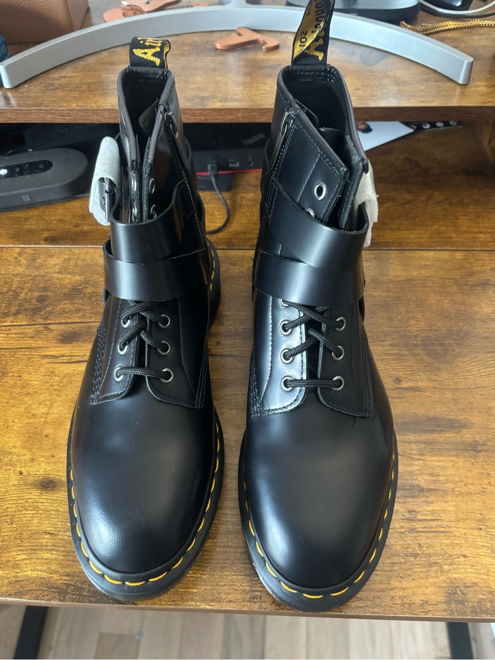 Dr. Martens Cristofor boots LEATHER HARNESS LACE UP BOOTS